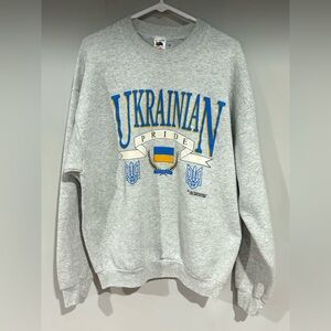 Ukraine sweatshirt size xl men Vintage Crewneck